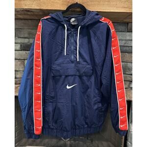 Men’s NIKE Sportswear Big Swoosh Pullover Windbreaker Jacket Size L *A2